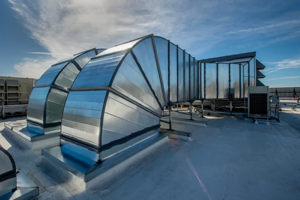 Commercial HVAC unit on a rooftop